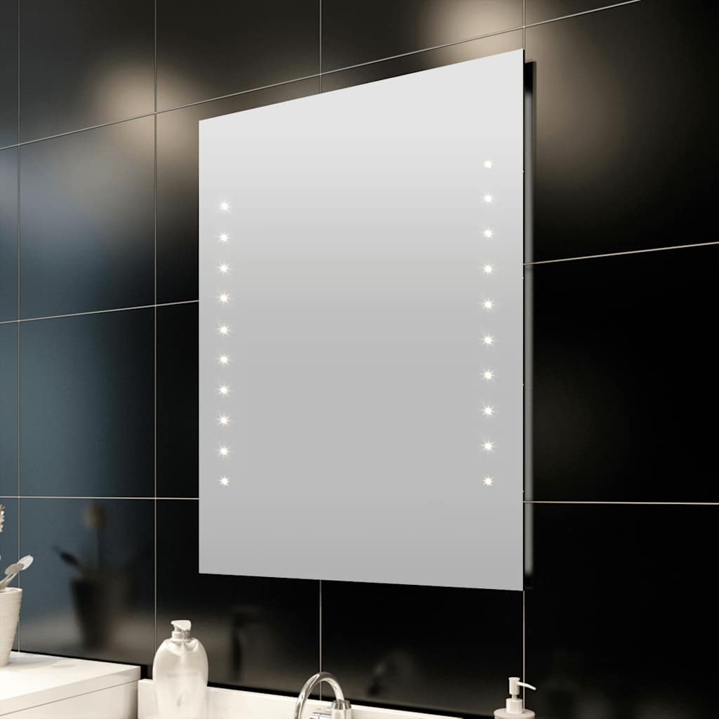 Espejo de baño con luces LED 60 x 80 cm (L x H)