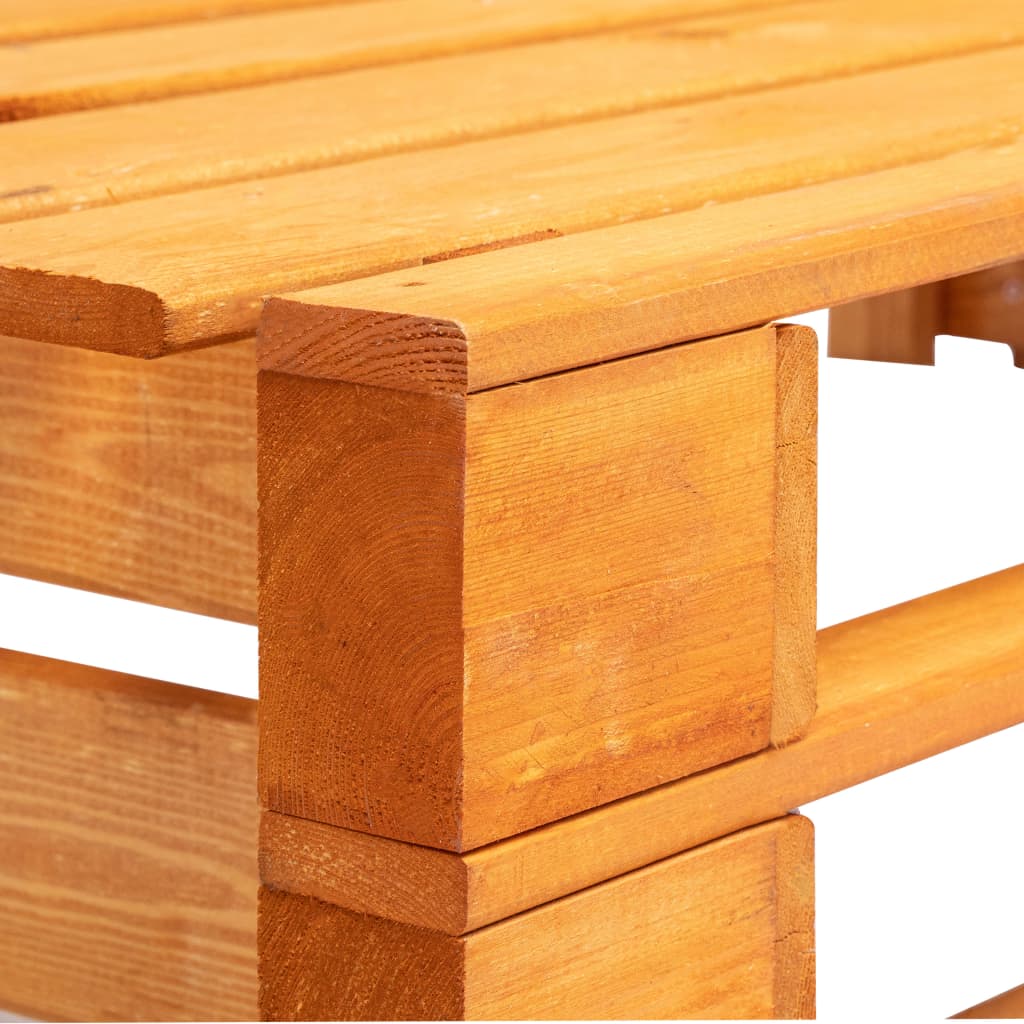 Panca da giardino in legno miele