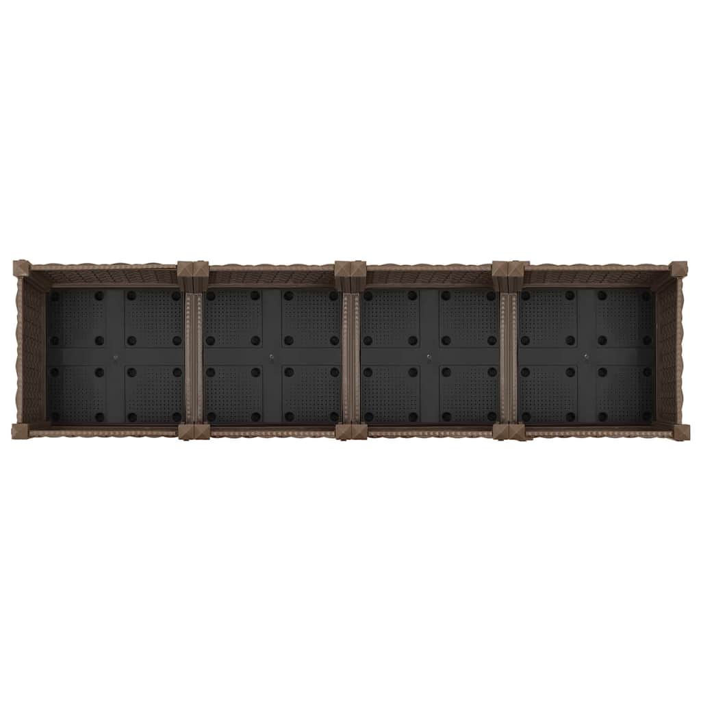 Raised bed 160x40x23 cm polypropylene