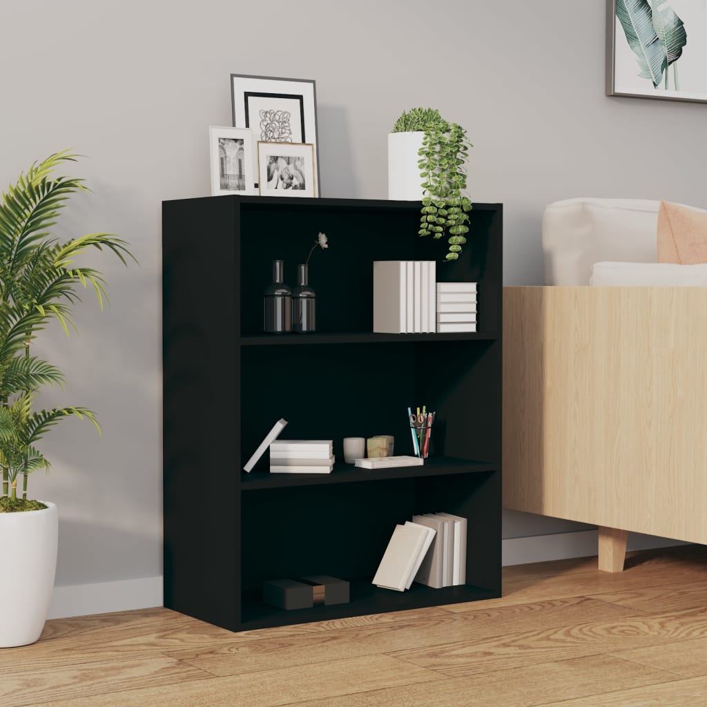 Gabinetto sospeso nero 69.5x32.5x90 cm