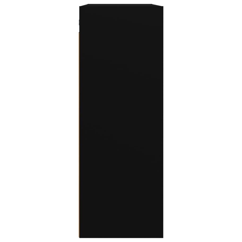 Gabinetto sospeso nero 69.5x32.5x90 cm