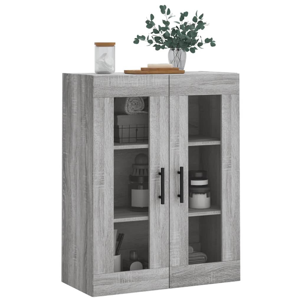 Sonoma gray wall cabinet 69.5x34x90 cm