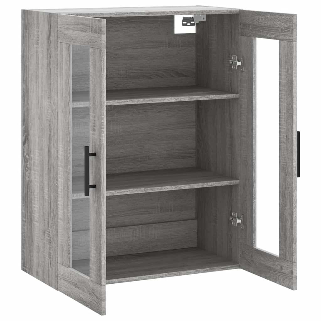 Sonoma gray wall cabinet 69.5x34x90 cm
