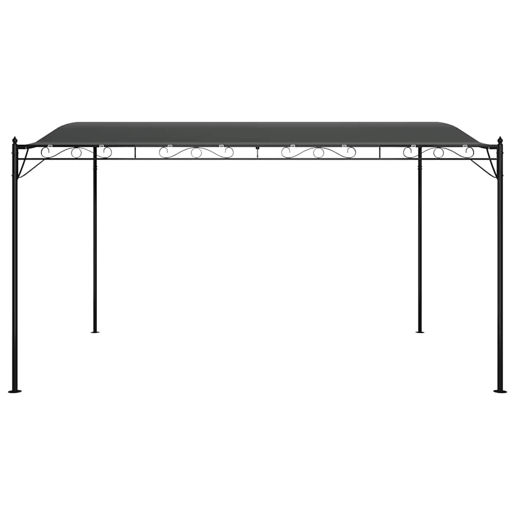 4x3 m anthracite awning 180 g/m² Fabric and steel