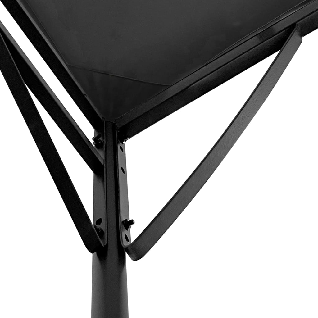 4x3 m anthracite awning 180 g/m² Fabric and steel