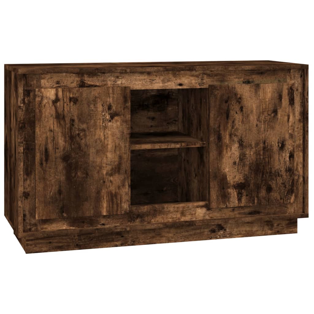 Smoked oak buffet 102x35x60 cm engineering wood