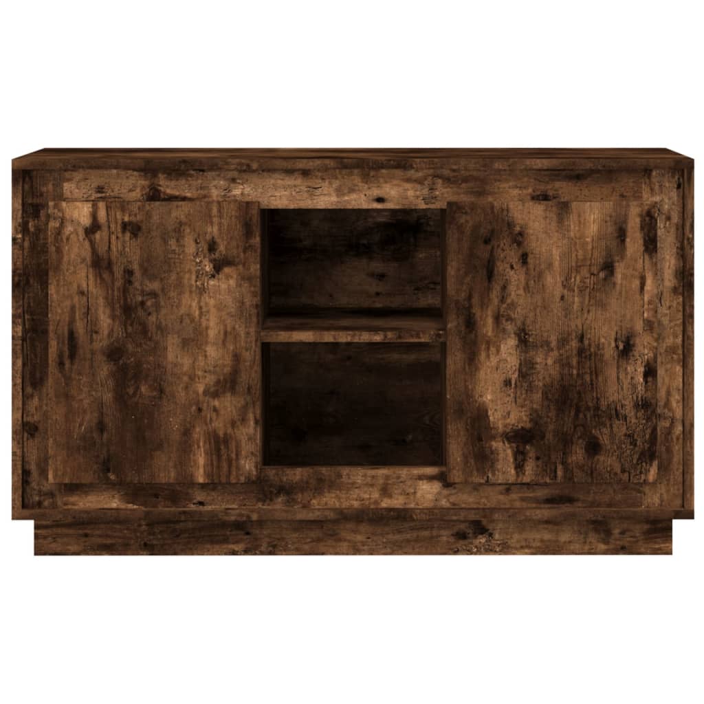Smoked oak buffet 102x35x60 cm engineering wood