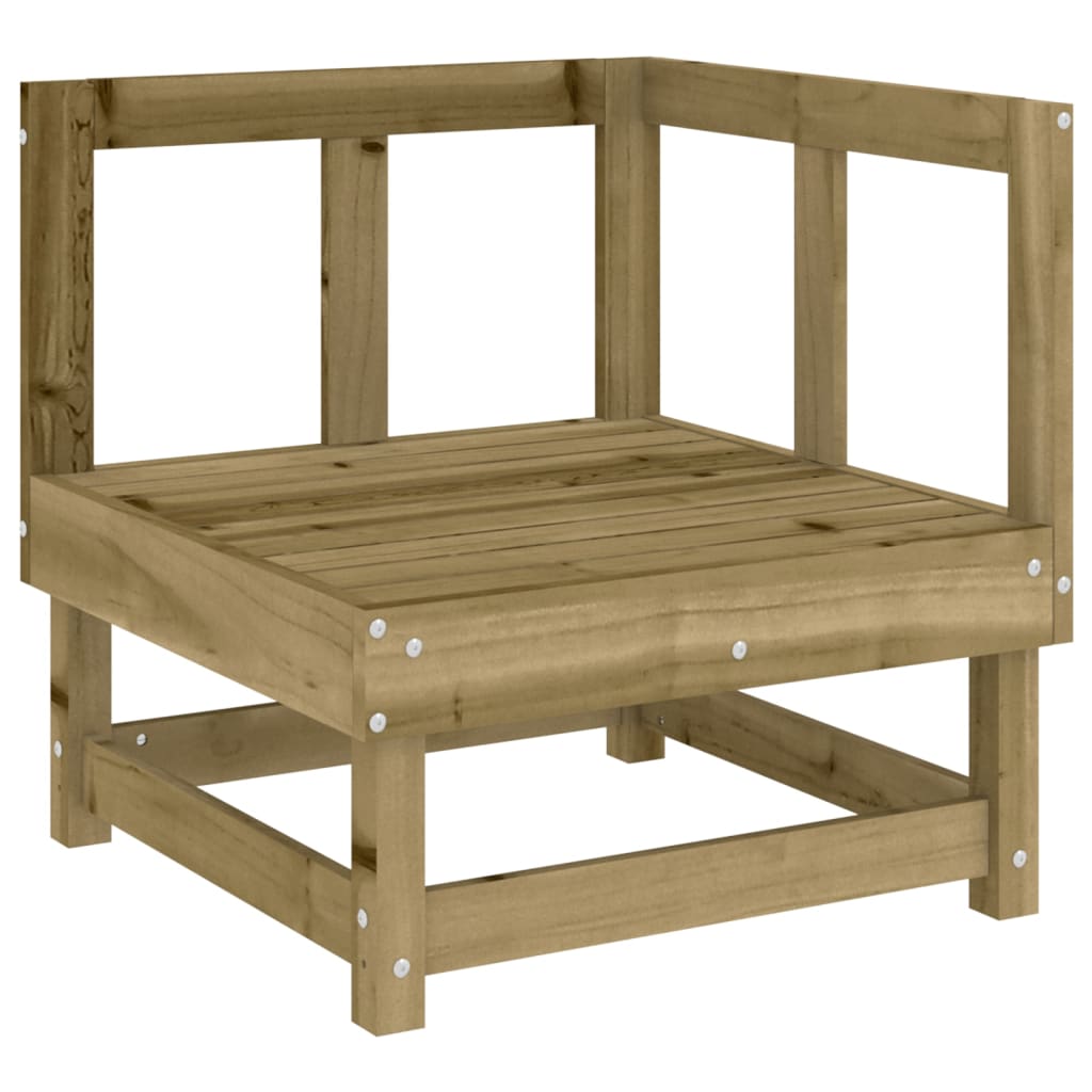 Muebles de jardín 3 PCs Madera de pino impregnada