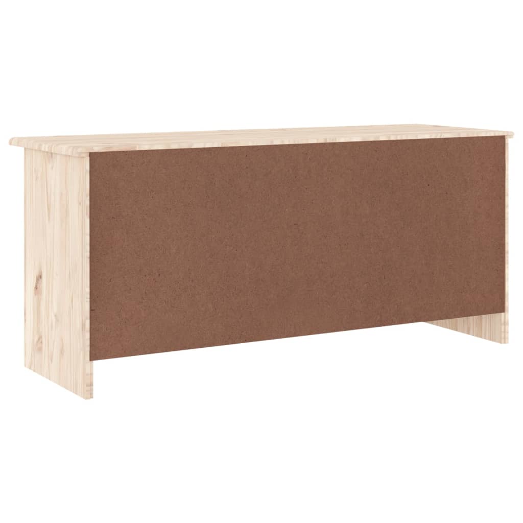 Alta shoe bench 100x35x45 cm solid pine wood