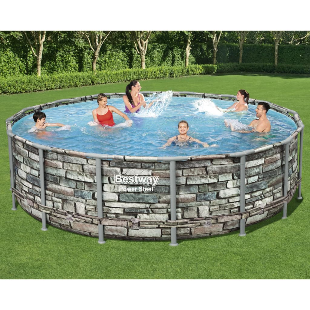 Bestway Power Steel Pool Set 488x122 cm