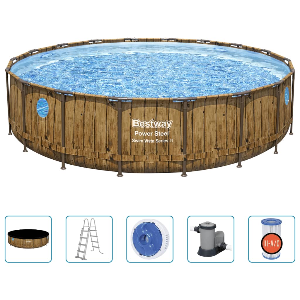 Bestway Power Steel Pool Set 549x122 cm