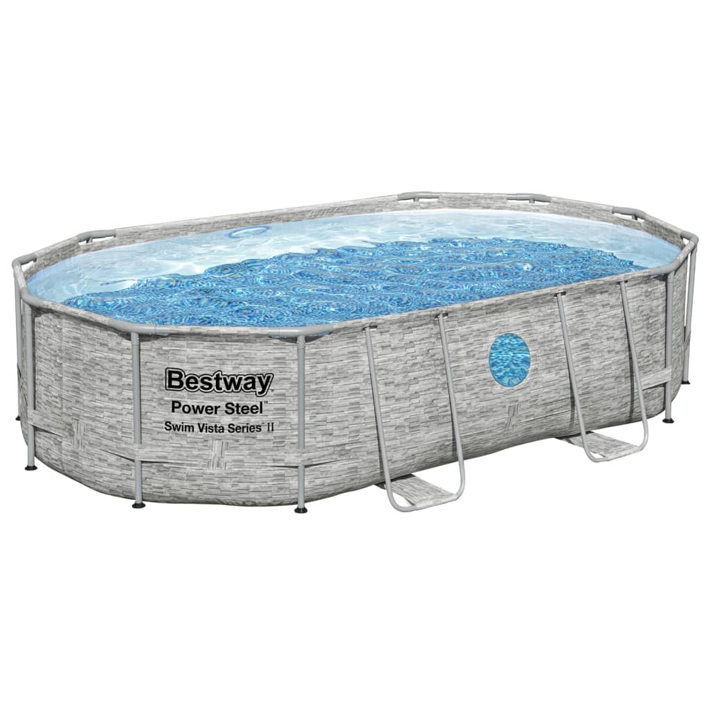 Bestway Power Steel Natmimming Pool Set 488x305x107 cm
