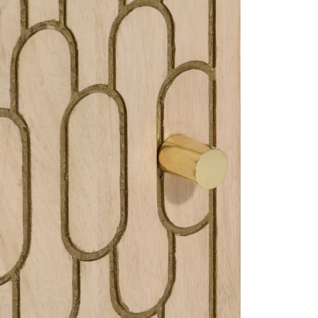Armadio da bagno 38x333x58 cm legno di mango solido