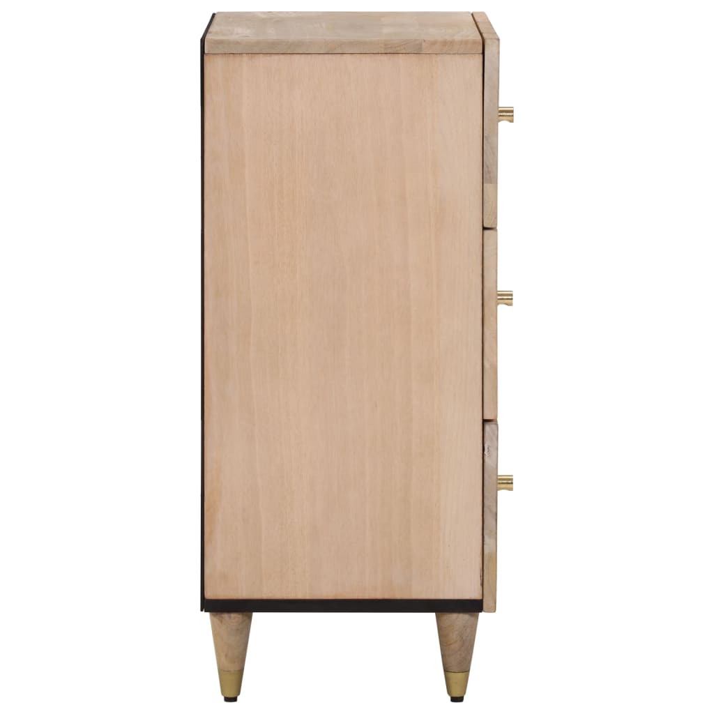40x33x75 cm mobile laterale in legno di mango solido