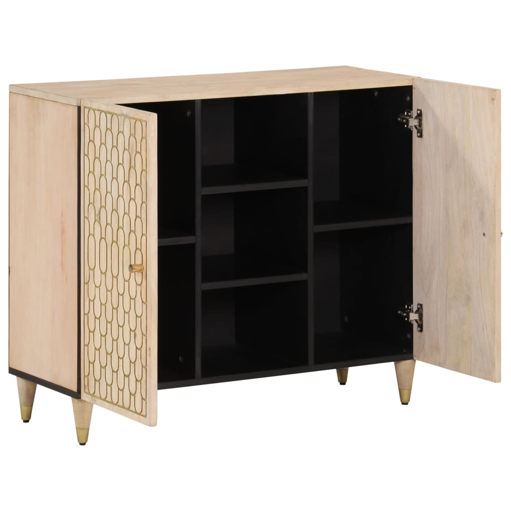 90x333x75 cm mobile in legno di mango solido