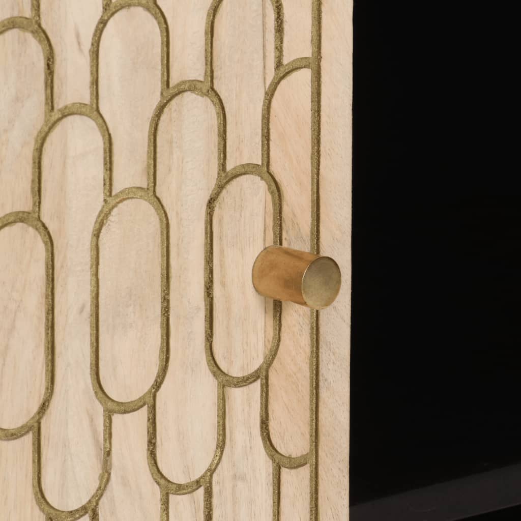 90x333x75 cm mobile in legno di mango solido