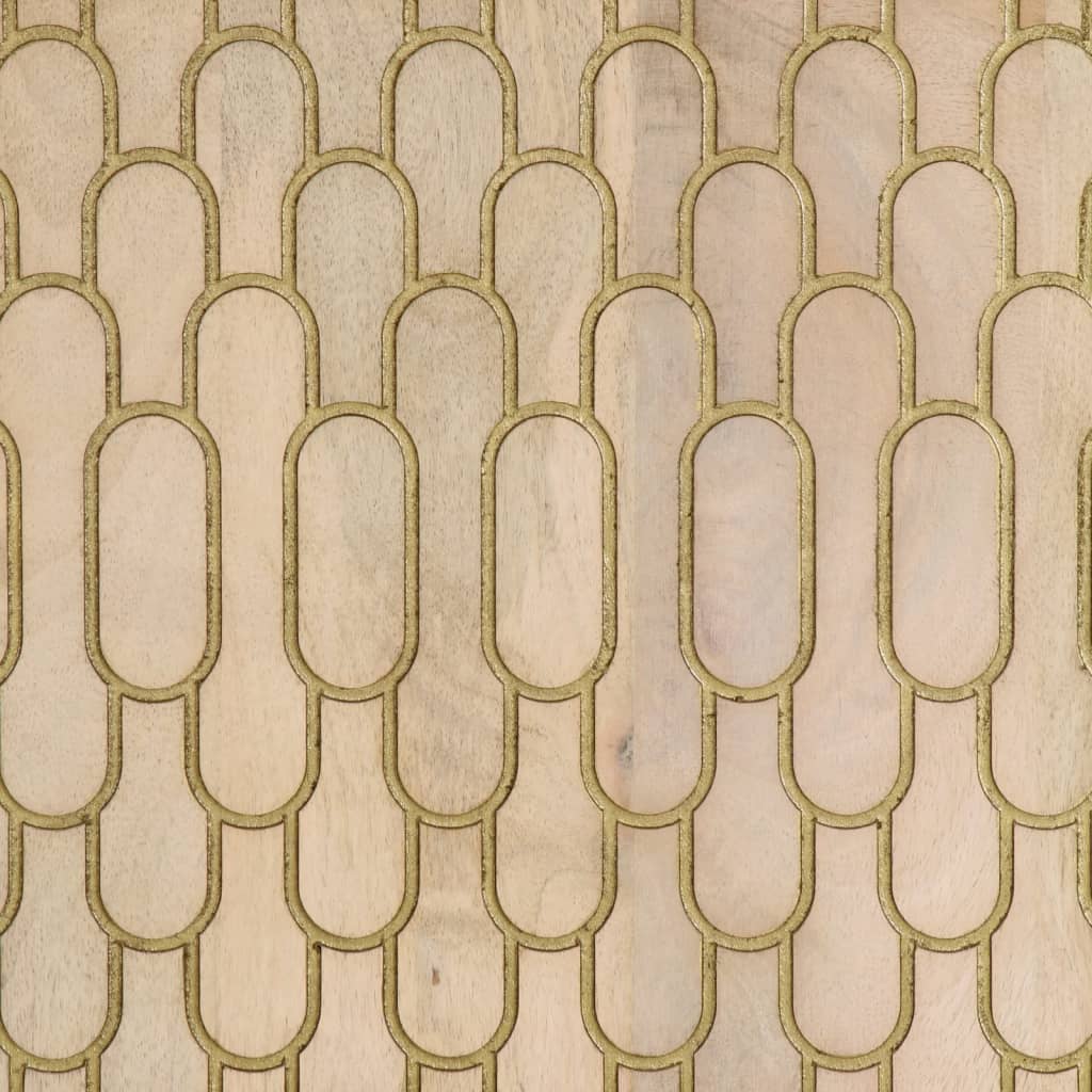 90x333x75 cm mobile in legno di mango solido