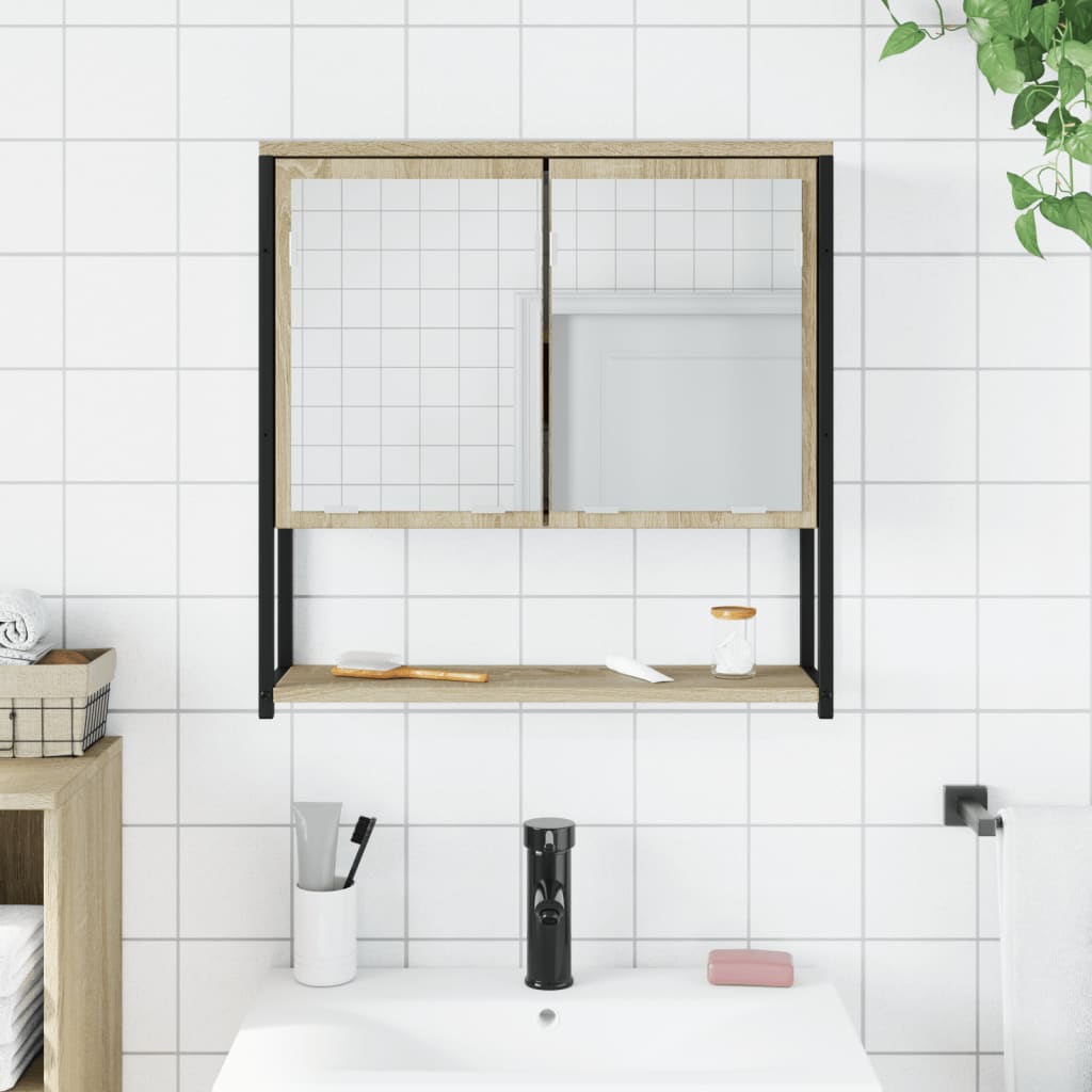Sonoma Bois Engineering Oak Mirror Massicatore da bagno