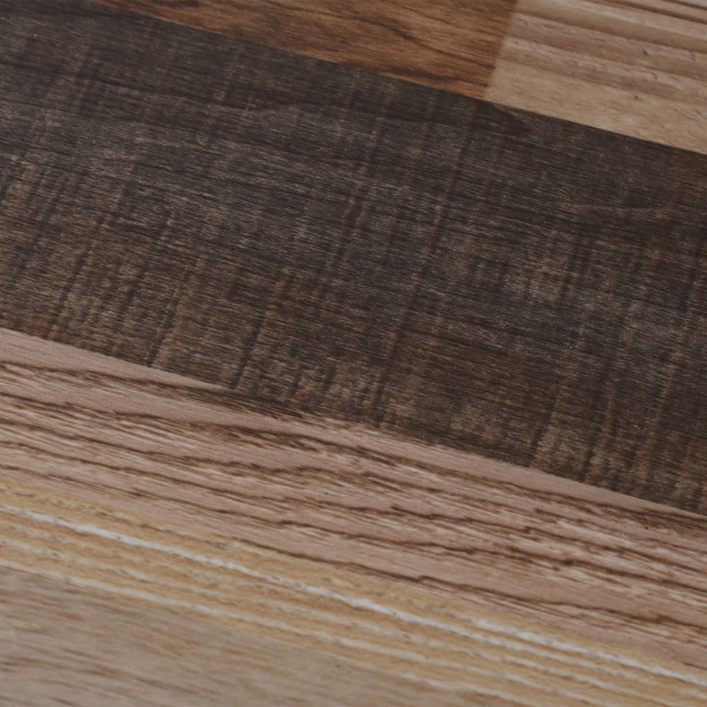 Planche de plancher PVC autoadhésif 5,21 m² 2 mm Multicolore