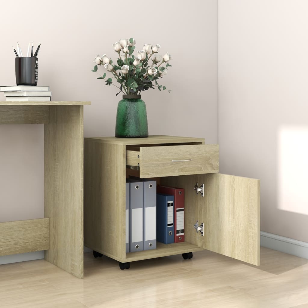 Armadio di rovere Sonoma 45x38x54 cm agglomerato