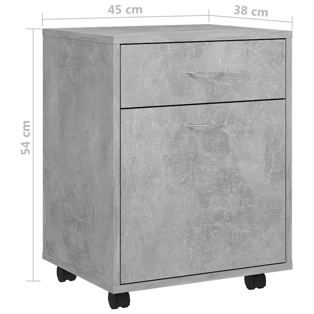 Abbazzinamento a rulli in cemento grigio 45x38x54 cm agglomerato