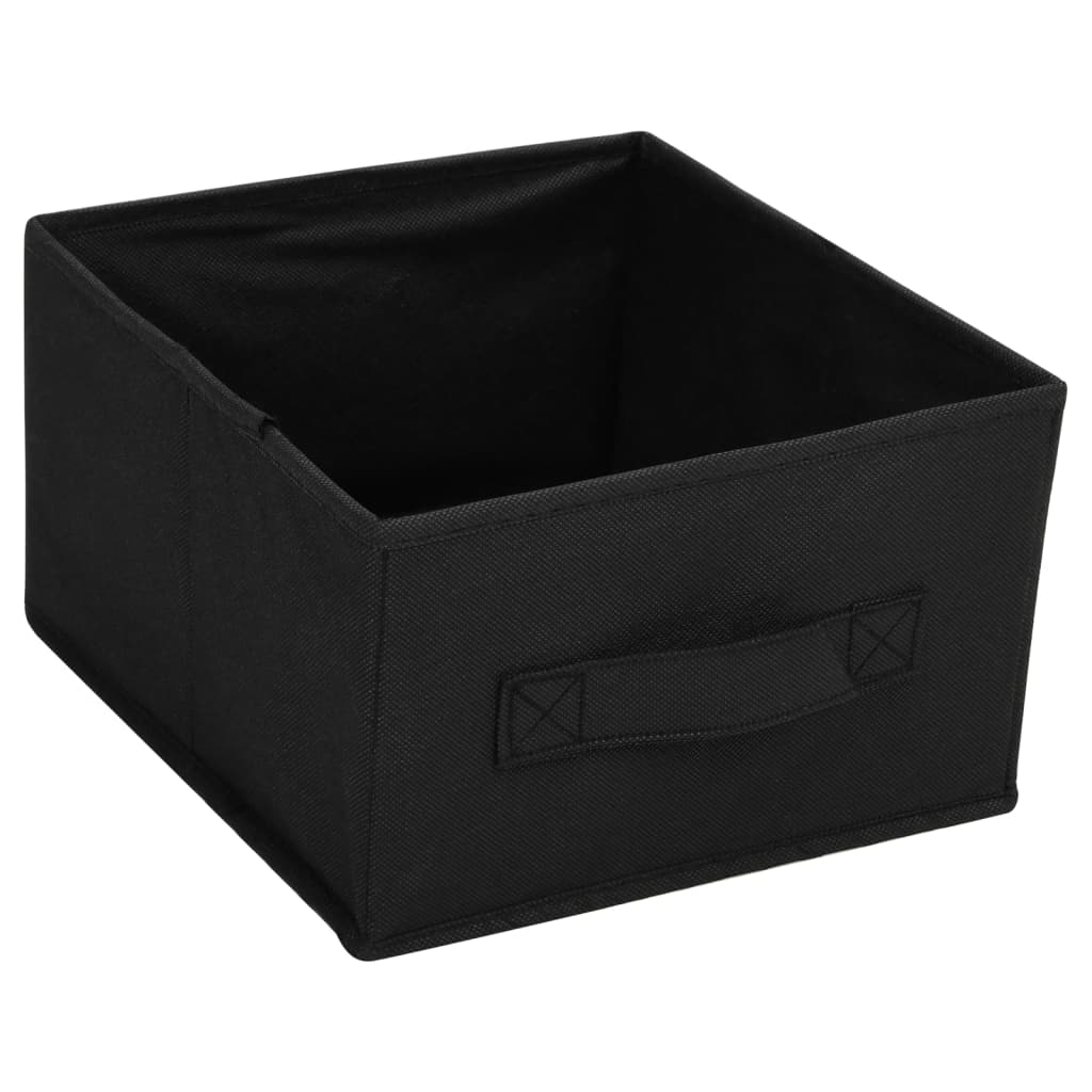 Armadio di stoccaggio con 6 cassetti 55x29x55 cm in acciaio nero