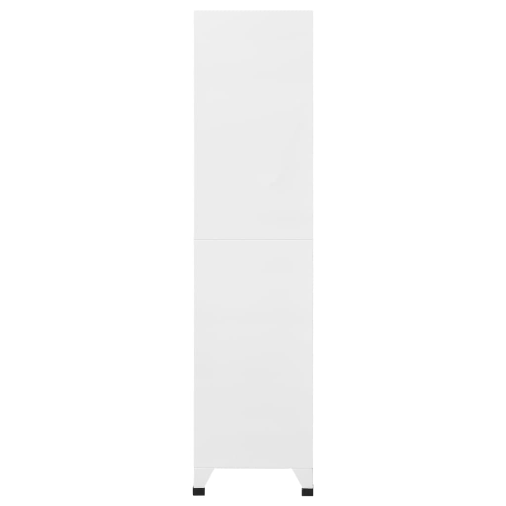 Greidatore chiaro e grigio scuro armadio 90x45x180 cm acciaio