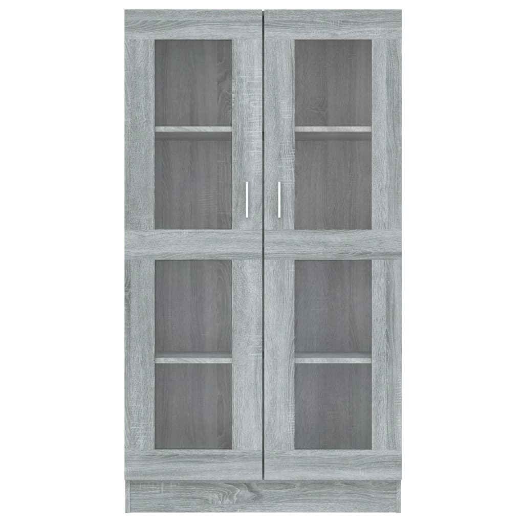 Sonoma Grey Showcase 82.5x30.5x150cm ingegneristica legna