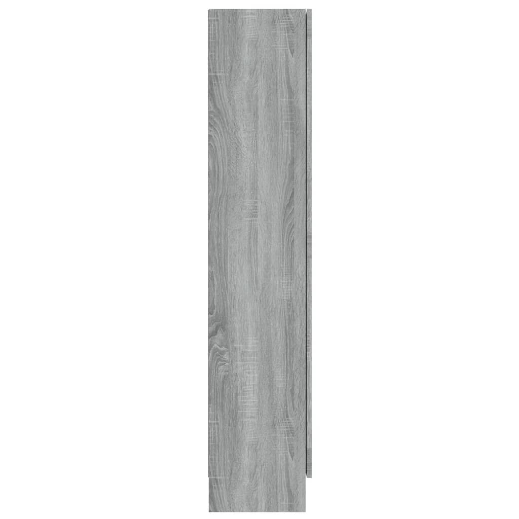 Sonoma Grey Showcase 82.5x30.5x150cm ingegneristica legna