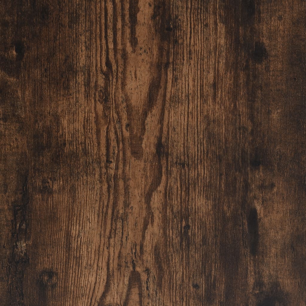 Cabinetto del libro in quercia affumicata 98x30x98 cm