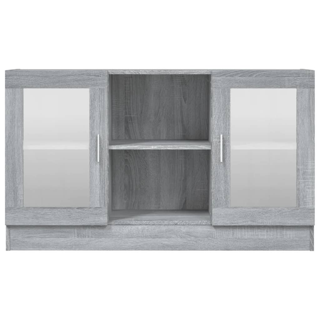 Sonoma Grey Display Armadiet 120x30.5x70 cm Legno di ingegneria