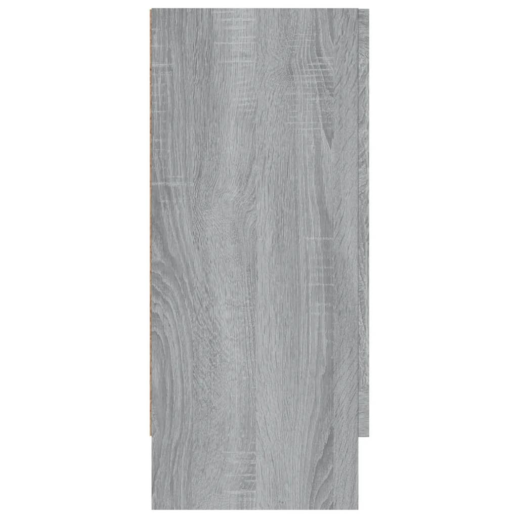 Sonoma Grey Display Armadiet 120x30.5x70 cm Legno di ingegneria
