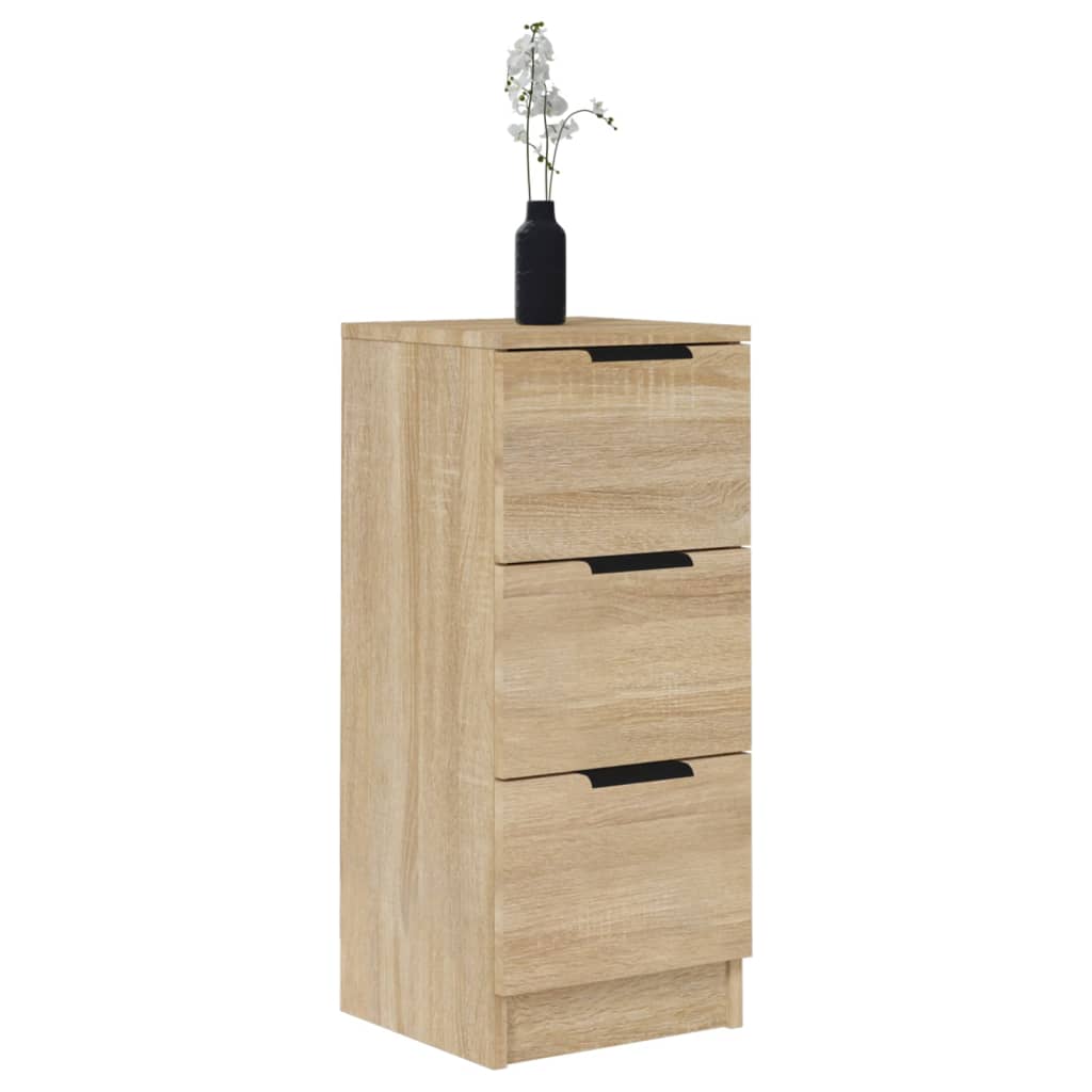 Buffets 2 pcs Sonoma oak 30x30x70 cm Engineering wood
