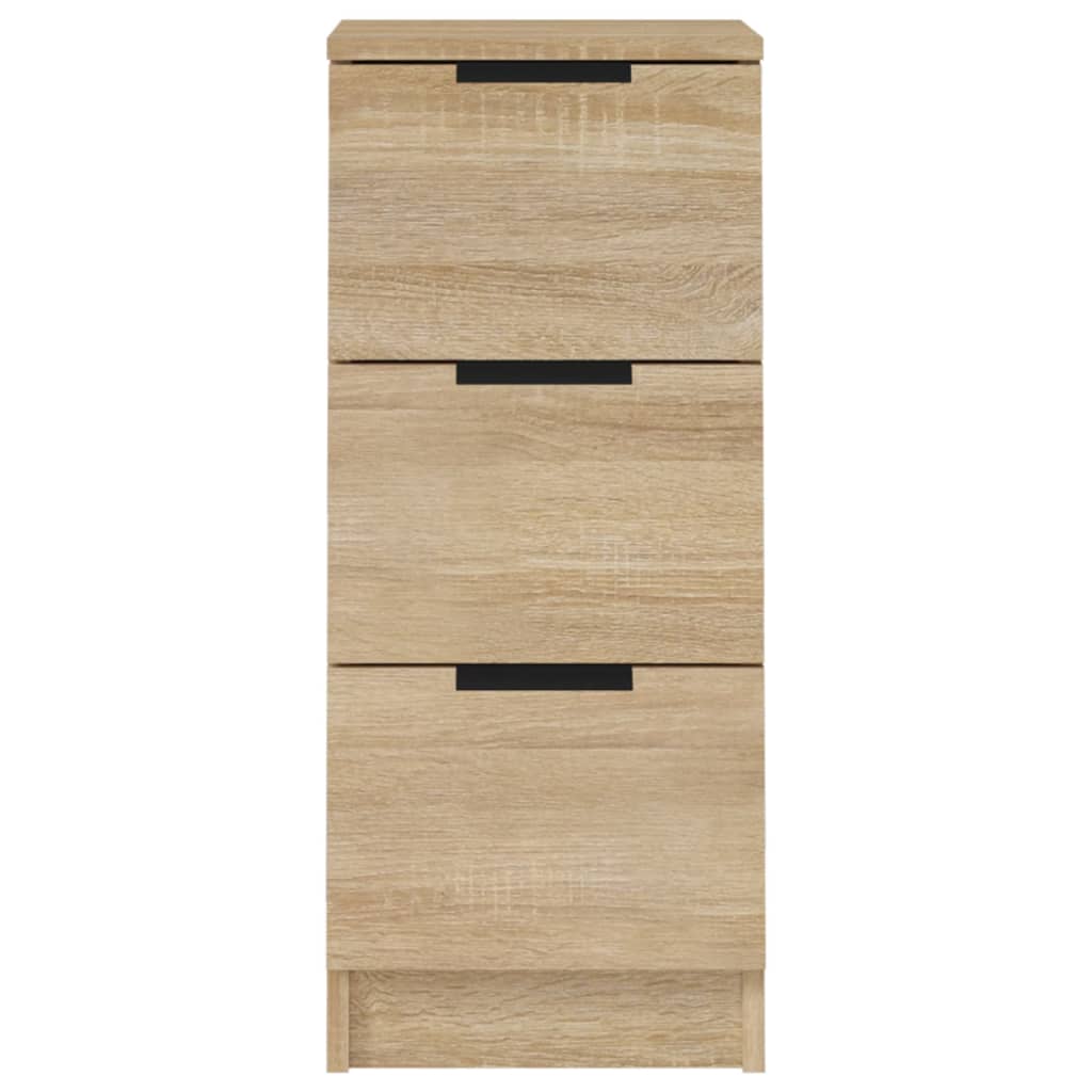 Buffets 2 pcs Sonoma oak 30x30x70 cm Engineering wood