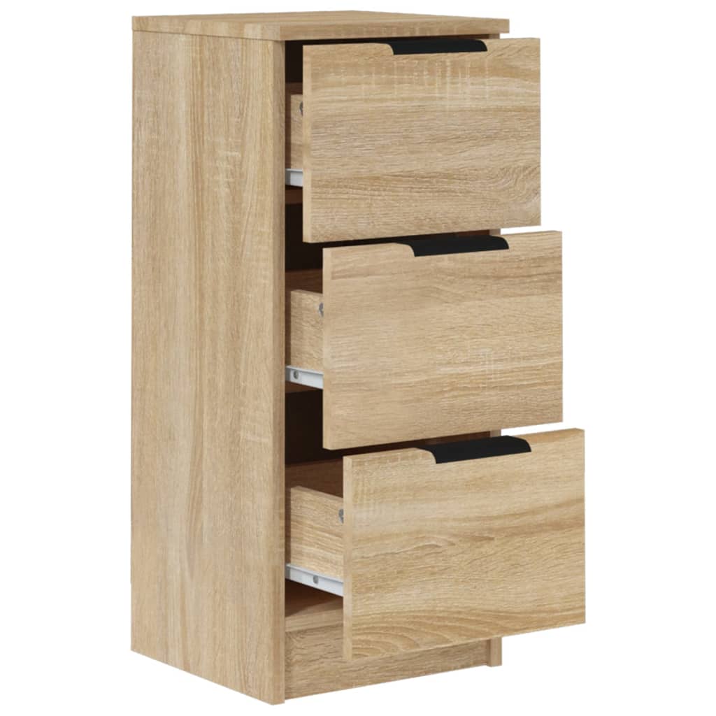 Buffets 2 pcs Sonoma oak 30x30x70 cm Engineering wood