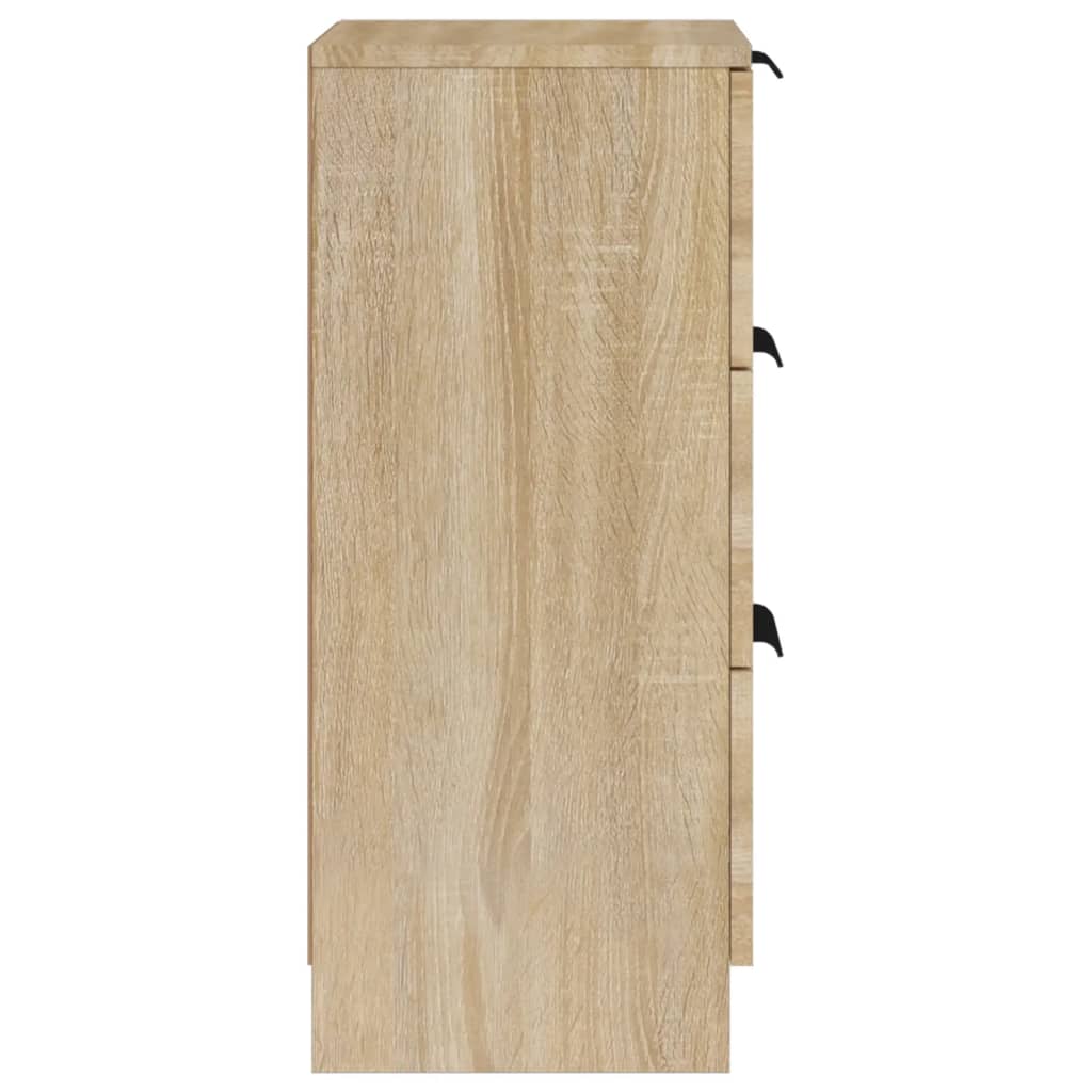 Buffets 2 pcs Sonoma oak 30x30x70 cm Engineering wood