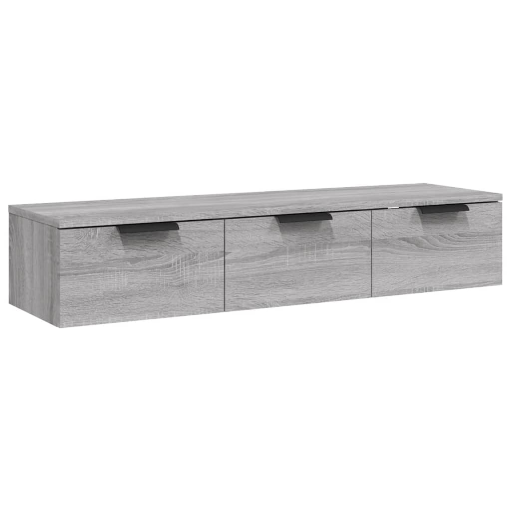 Sonoma gray wall cabinet 102x30x20 cm engineering wood