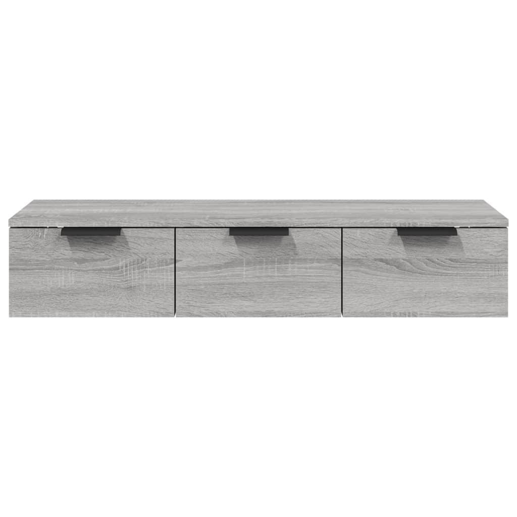 Sonoma gray wall cabinet 102x30x20 cm engineering wood