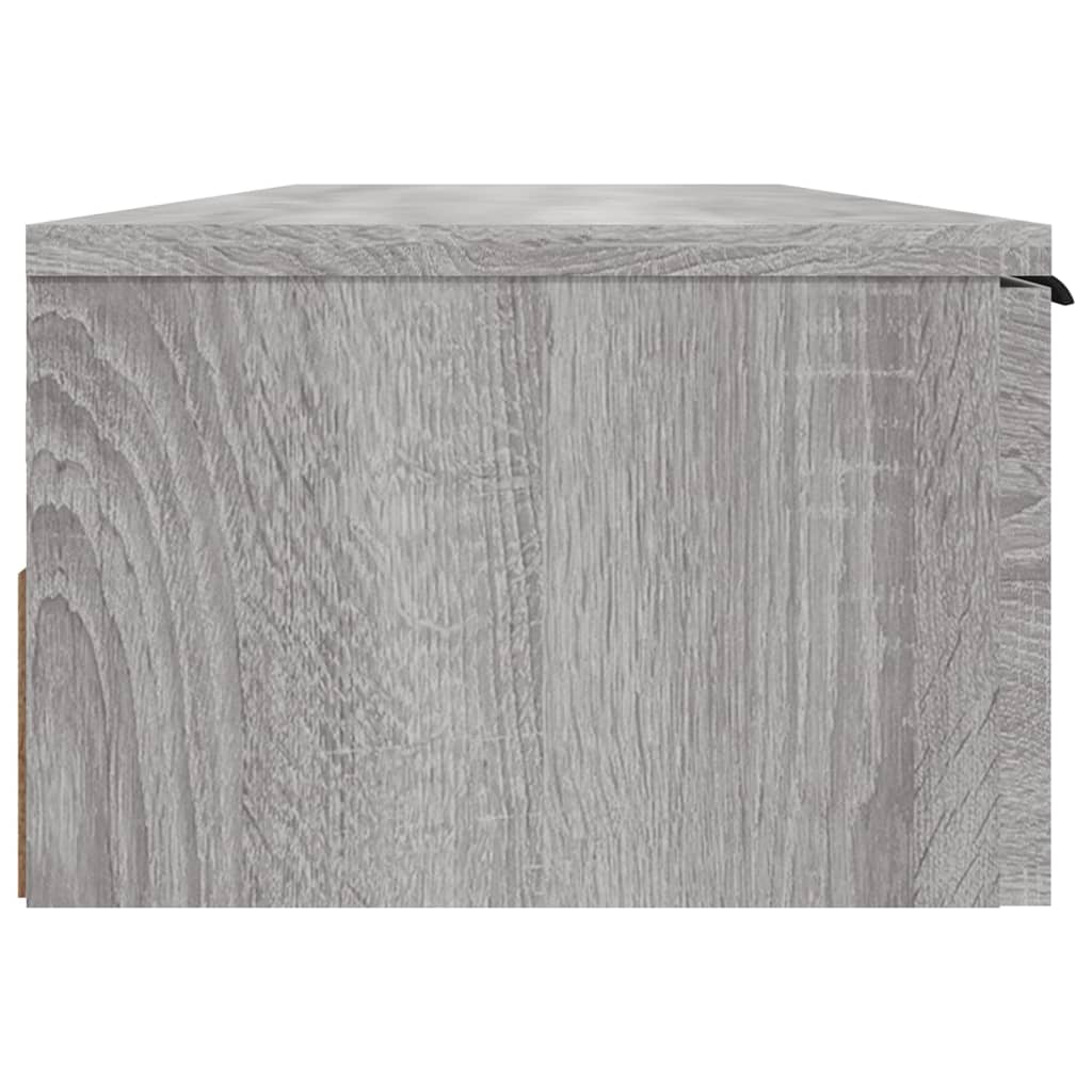 Sonoma gray wall cabinet 102x30x20 cm engineering wood