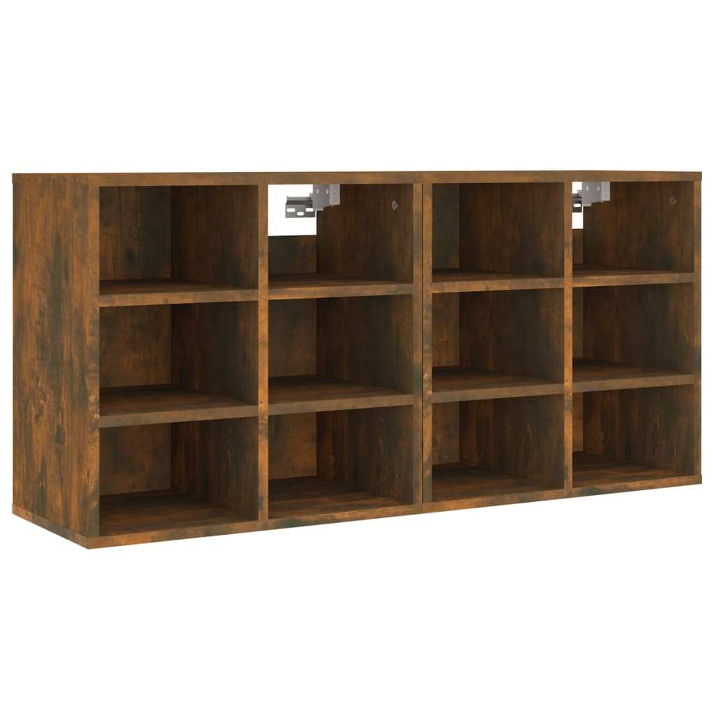 Shoe cabinets 2 pcs smoked oak 52.5x30x50 cm