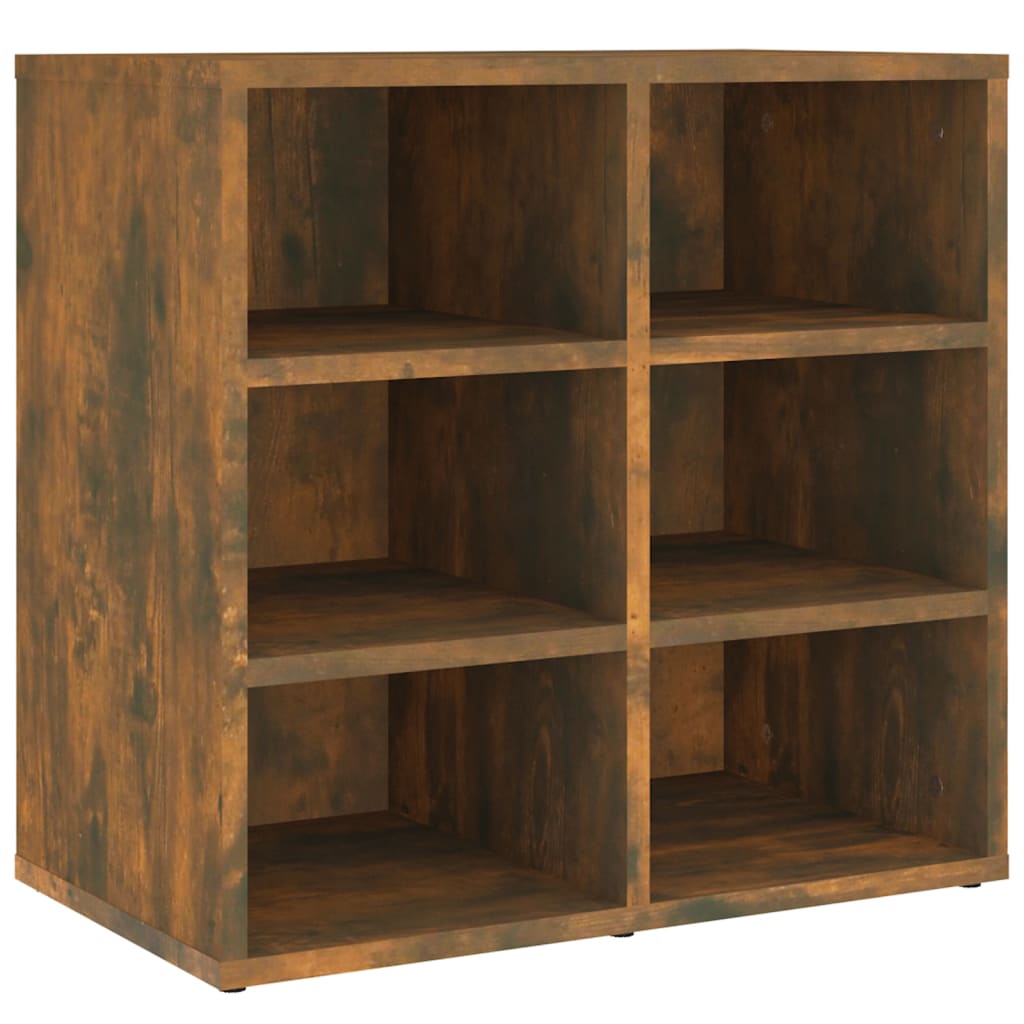 Shoe cabinets 2 pcs smoked oak 52.5x30x50 cm