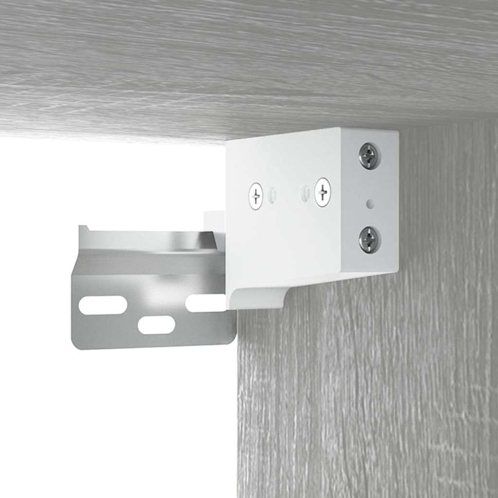 Wall cabinets 2pcs Sonoma Gray 102x30x20cm Engineering wood