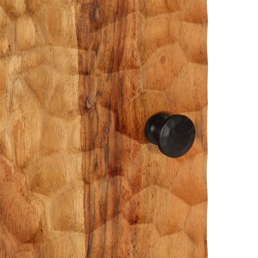 Mobile da bagno 38x333x58 cm Acacia in legno massiccio