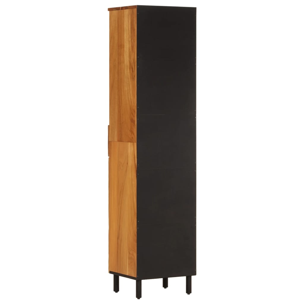 Armadio da bagno 38x33x160 cm Acacia in legno massiccio