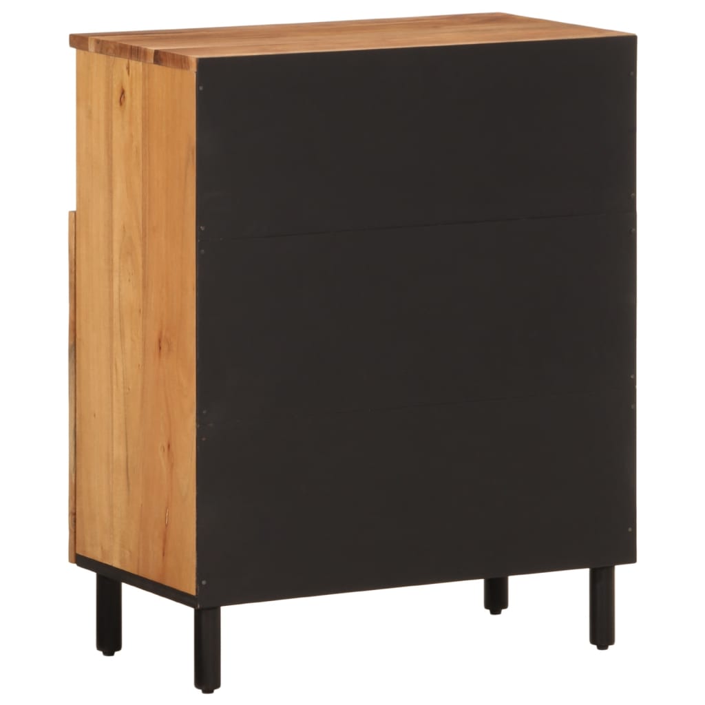 Cabina statale 60x333x75 cm Acacia in legno massiccio
