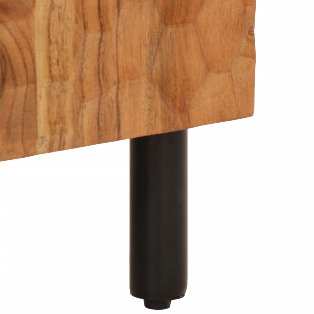 Cabina statale 60x333x75 cm Acacia in legno massiccio