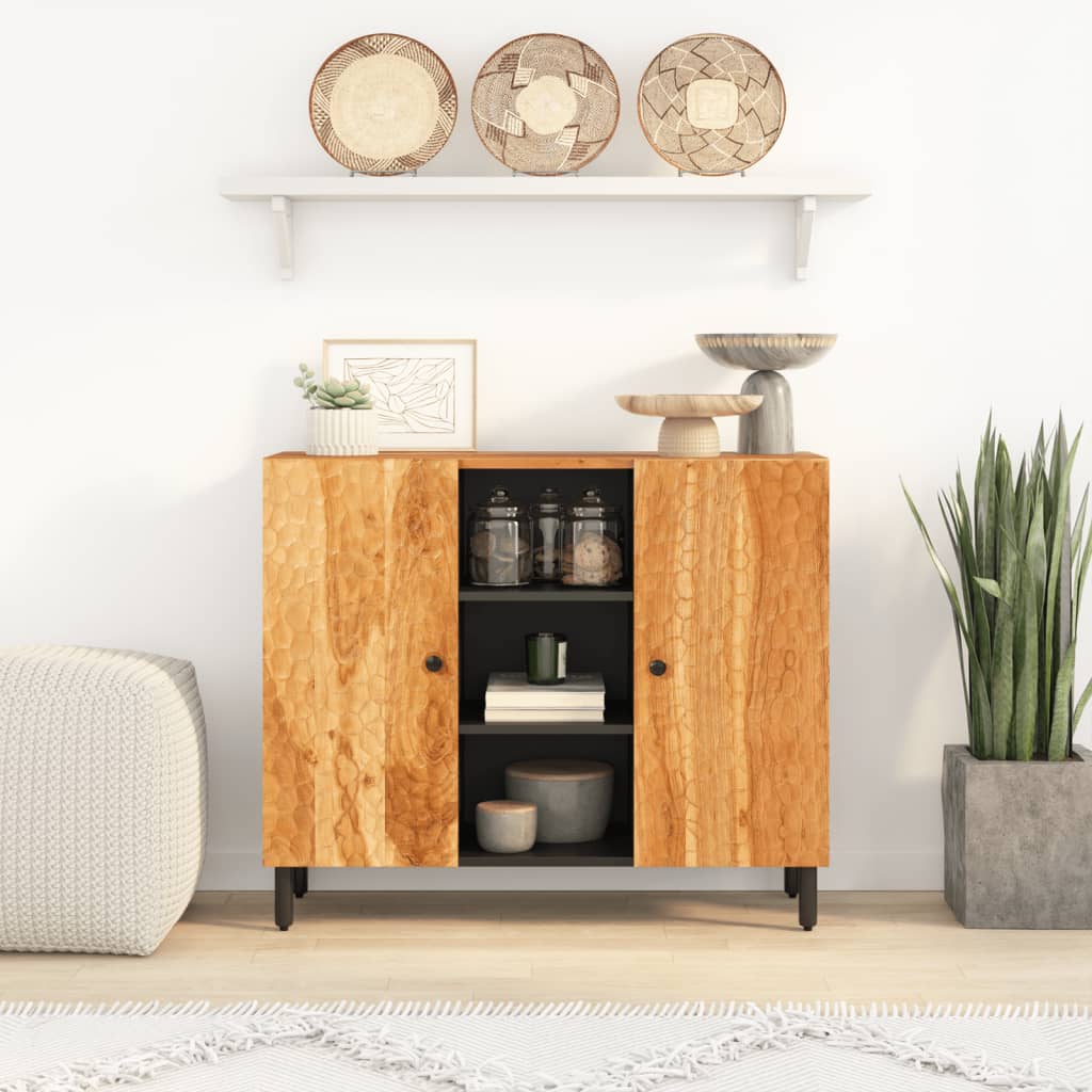 90x333x75 cm Acacia Solid Acacia
