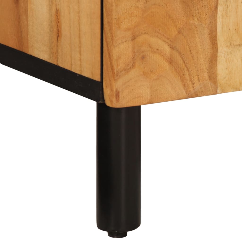 90x333x75 cm Acacia Solid Acacia
