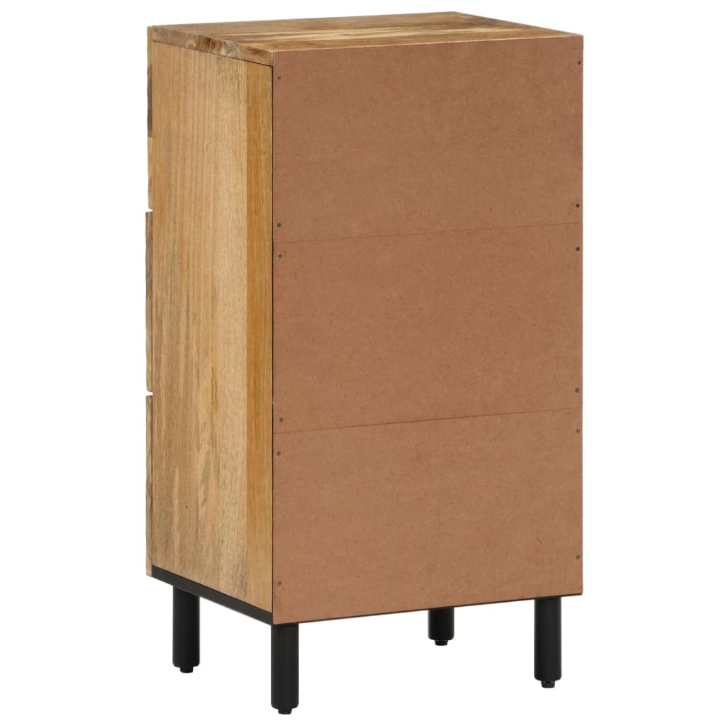 40x33x75 cm mobile laterale in legno di mango solido