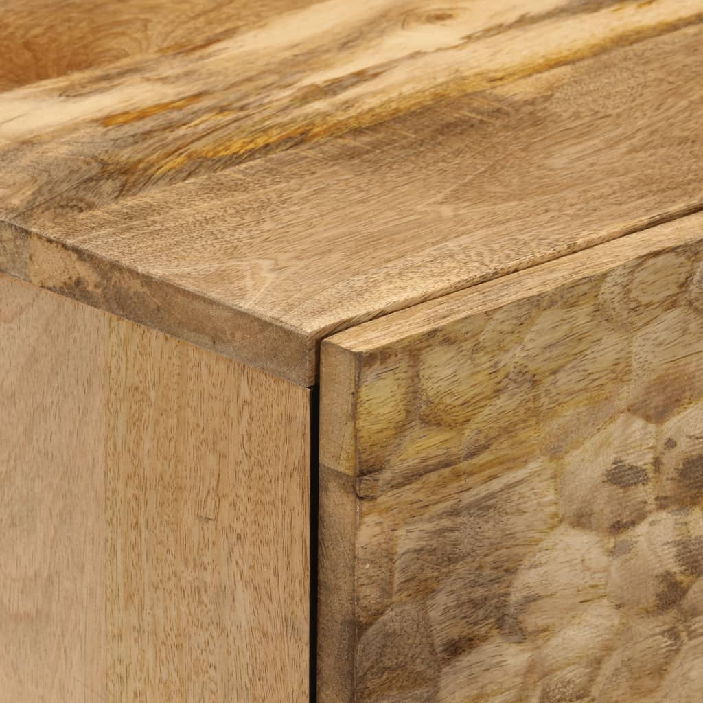 40x33x75 cm mobile laterale in legno di mango solido